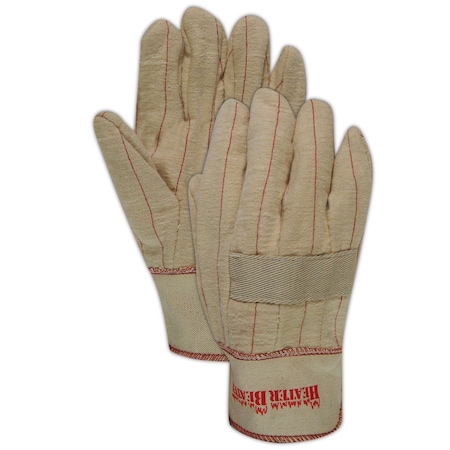 Magid Heat Beater Extra Heavy Hot Mill Gloves with White Knuckle Strap, 12PK 3977KSC